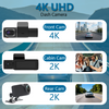 NEW 4K Fisheye Triple-Lens Mini Dashcam (MXC-849) – AI Image Recognition Vehicle Monitor