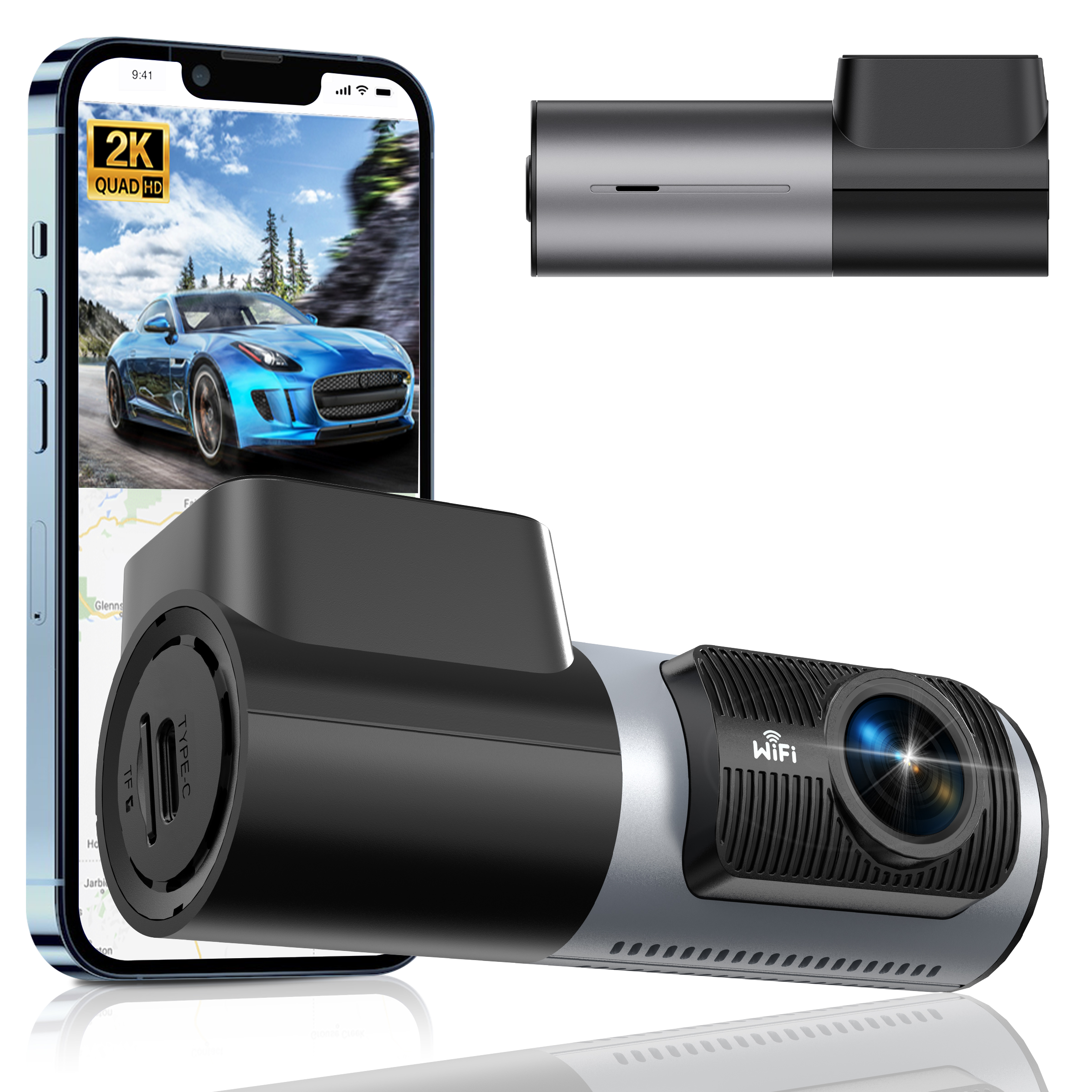 Single Dual Channel Optional 0.96 Inch Front 4K 360 Degree Wifi G-sensor Parking Monitor Dashcam Car Camera