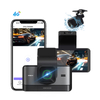 4G Dual Channel 3 Inch Front 4K GPS Wifi G-sensor Parking Monitor Dashcam Car Camera