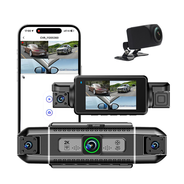 Quad Channel 3 Inch Front 1080P Wifi G-sensor Parking Monitor Dashcam Car Camera