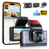 4G Dual Channel 3 Inch Front 4K GPS Wifi G-sensor Parking Monitor Dashcam Car Camera
