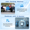 NEW 4K Fisheye Triple-Lens AI Image Recognition Dashcam (MXC-852) – 3.39 Inch Screen Vehicle Monitor