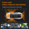 Quad Channel 3 Inch Front 1080P Wifi G-sensor Parking Monitor Dashcam Car Camera