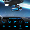 Triple Channel 3.39 Inch Front 4K Cabin 360 Degree Wifi G-sensor Parking Monitor Dashcam Car Camera