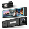 902 Three-Channel Fisheye Mirror Dash Cam